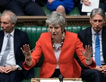 Theresa May trata de recabar apoyo para el acuerdo de divorcio que alcanzó con la Unión Europea. AP/J. Taylor