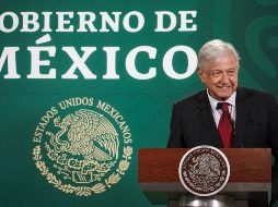López Obrador ofreció una rueda de prensa en Tijuana. NTX/PRESIDENCIA