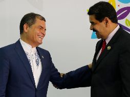 Rafael Correa desestimó las acusaciones y señaló que la fundación Eloy Alfaro, , ente que recibió los fondos, es legal y legítima. AP/A. Cubillos