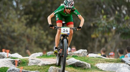 Daniela Campuzano es la mejor exponente de ciclismo de montaña en México. MEXSPORT