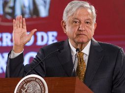 El Presidente López Obrador destaca que con esta reforma al artículo 108 se acaba con la impunidad constitucional. NTX / J. Pazos