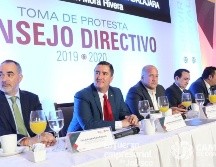 Este jueves se llevó a cabo la toma de protesta del Consejo Directivo de Canaco Guadalajara, a la que asistió Enrique Alfaro. TWITTER / @PresidenteCCGdl