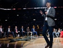 El argentino Ginóbili se convirtió en el noveno jugador de los Spurs cuyo número ha sido retirado. AP / D. Abate