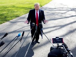 El reporte de Mueller no concluyó que la campaña de Trump hubiese coordinado ni conspirado con Rusia. EFE/M. Rynolds