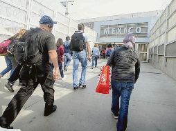Uno de los cruces fronterizos que conecta con San Diego, Estados Unidos. AFP