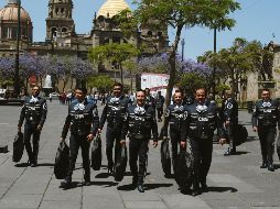 Mariachi Internacional CHG de Gamaliel Contreras Huerta pasea por la Perla Tapatía para presentar el álbum “CHG es mi país”. EL INFORMADOR / G. Gallo