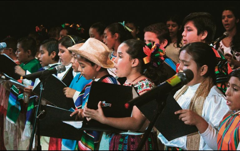 Coro infantil de Zapopan. El ensamble se presentará en el Centro Cultural Constitución. CORTESÍA