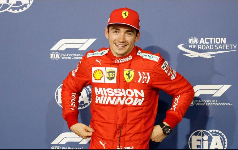 El piloto de 21 años, cinco meses y 15 días, se convierte en el segundo ''poleman'' más joven de la historia, por detrás de Vettel, de 21 años, dos meses y 11 días, en Italia en 2008. EFE / V. Xhemaj
