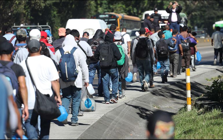 La Segob publicó tres mensajes en Twitter, en los que expuso las causas de migración y cómo se puede atender. EFE/ARCHIVO