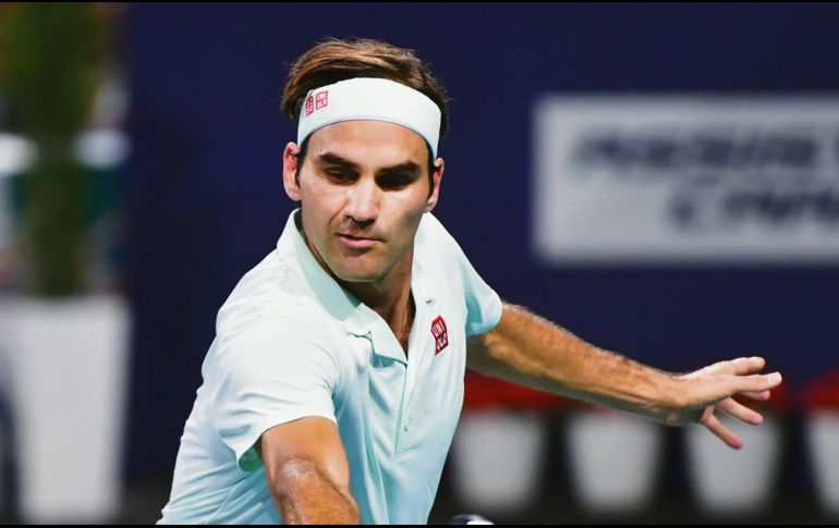 Roger Federer busca su cuarto título en el Masters de Miami. AP