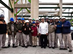 En su visita a dicha refinería, el Mandatario aseguró que 