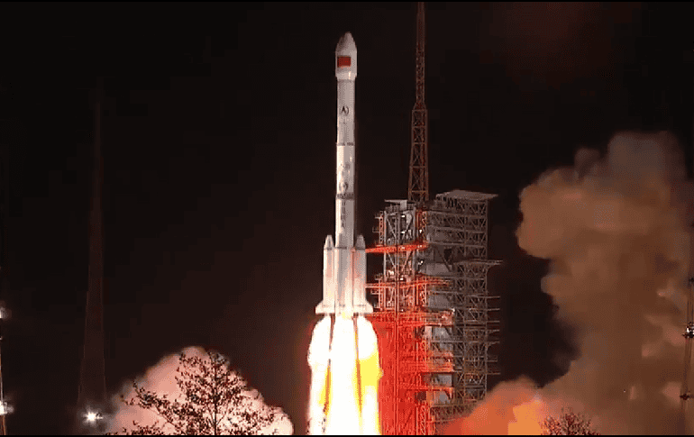 El lanzamiento es la misión número 301 de la serie de cohetes portadores Gran Marcha. TWITTER / @XHNews