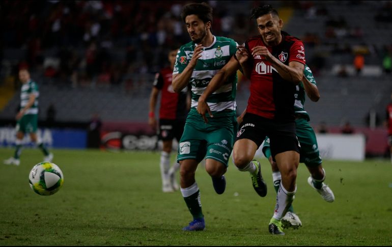 Atlas rompió la racha de seis derrotas al hilo con el triunfo del pasado viernes sobre Santos. EL INFORMADOR / ARCHIVO