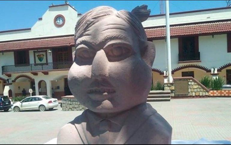 El busto es un recordatorio de la visita del Presidente al municipio de Ciudad Valles el pasado 31 de marzo. TWITTER/@TelesurCampeche