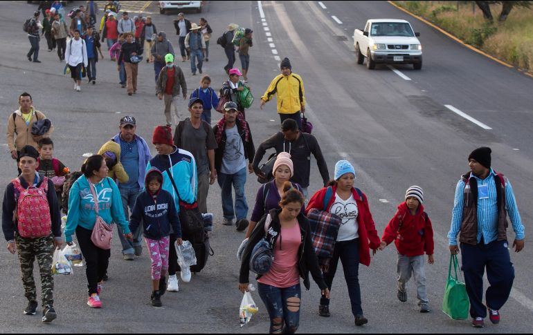 En el mes febrero ingresaron 76 mil migrantes a México. EFE/ARCHIVO