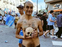 Las imágenes de Aranda acapararon este lunes la atención de los medios deportivos argentinos. TWITTER/@Frecuencia_RTV