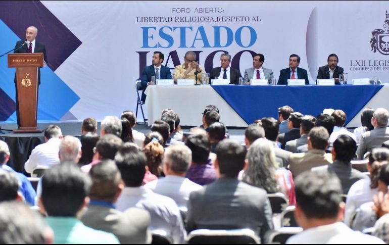 En el foro participó el titular de la Comisión Estatal de Derechos Humanos, Alfonso Hernández Barrón. Cortesía