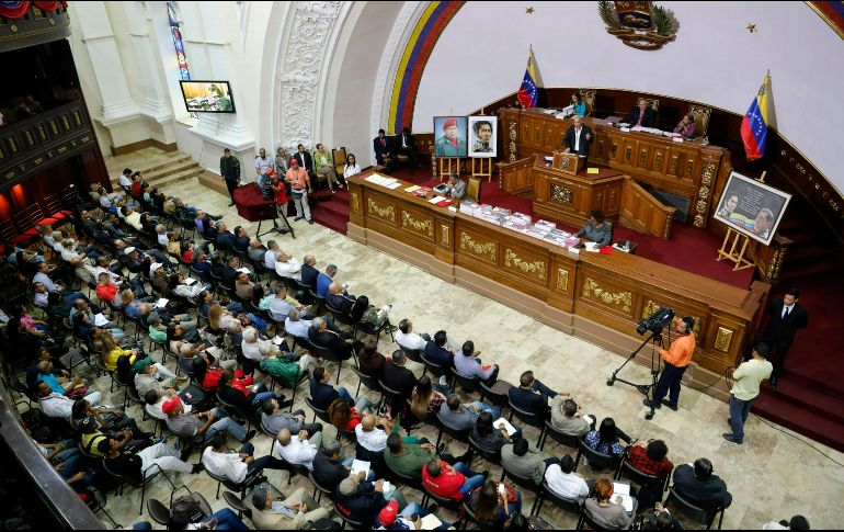 La Asamblea Constituyente de Venezuela sesiona este martes. AP/A. Cubillos