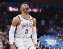 Westbrook logró 20 puntos, 20 rebotes y 20 asistencias, algo que no ocurría en la NBA desde 1968. AP / S. Ogrocki