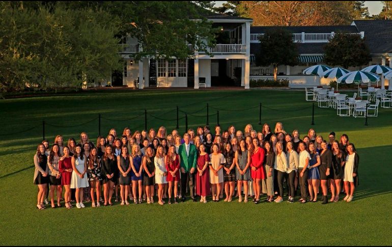 En el grupo de 72 mujeres participarán, hay dos mexicanas.TWITER / @TheMasters