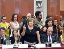 Activistas y familiares de personas desaparecidas se retiraron del foro convocado por el Congreso del Estado para retomar la revisión de la Ley estatal sobre Desaparición Forzada de Personas. EL INFORMADOR/ R. Rivas