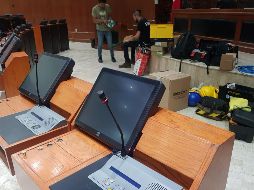 En la primera etapa de actualización de equipo, esta semana iniciaron los trabajos de colocación de nuevas cámaras robóticas. EL INFORMADOR / R. Rivas