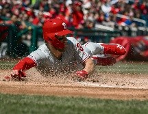 Le repiten la dosis. Por segundo día consecutivo, Bryce Harper fue abucheado en la casa de los Nacionales de Washington. AFP