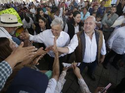 En su primer visita a Jalisco, el gobernador Enrique Alfaro, se comprometió y reiteró su apoyo a López Obrador para trabajar en conjunto. EL INFORMADOR/ ARCHIVO