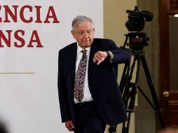 En su conferencia de prensa matutina en Palacio Nacional, López Obrador dijo que su petición a España no debe generar molestia o inconformidades. EFE/J. Méndez
