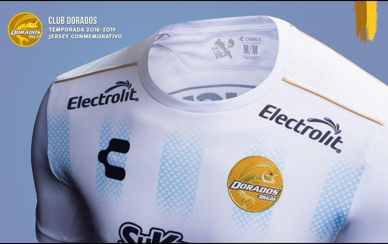 El costo del jersey es de dos mil 018 pesos, y saldrán a la venta únicamente dos mil 018 piezas. TWITTER / @Dorados