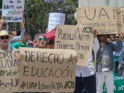 El pasado 1 de febrero, la UAM estalló en huelga ante la demanda del SITUAM de un incremento salarial del 20 por ciento. ESPECIAL