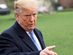 La advertencia llega un día después de dar marcha atrás a su amenaza de cerrar la frontera esta semana, y dijera que dará a México un año de plazo para detener el flujo de drogas y controlar la migración hacia EU. AFP / N. Kamm