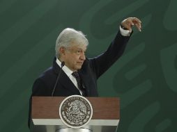El Presidente Andrés Manuel López Obrador dio su conferencia de prensa matutina en la Base Aérea en Zapopan. EL INFORMADOR/F. Atilano