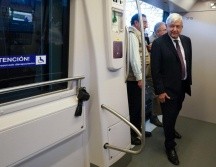 Andrés Manuel López Obrador hizo un recorrido por las obras de la Línea 3. ESPECIAL/Presidencia de la República