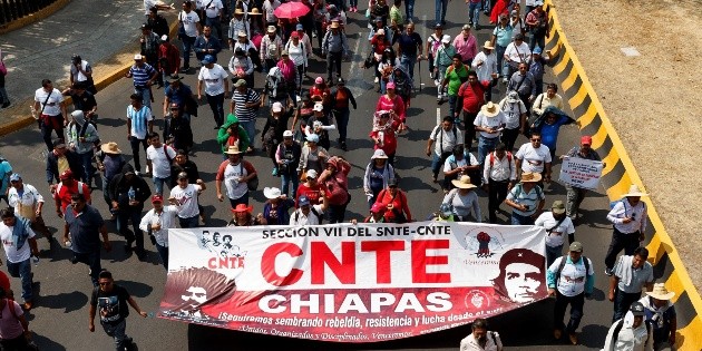 La CNTE, dispuesta a protestar todo el sexenio de Obrador