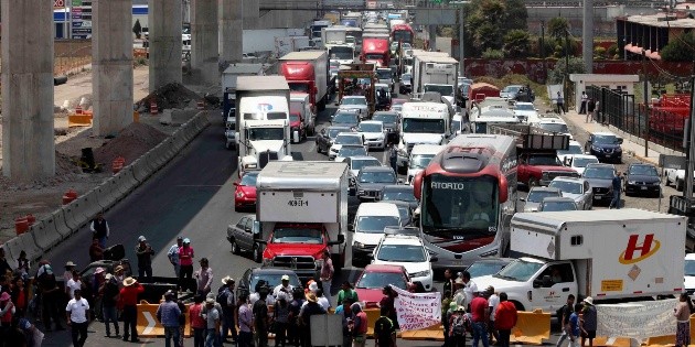 Finaliza bloqueo en carretera M&eacute;xico-Toluca
