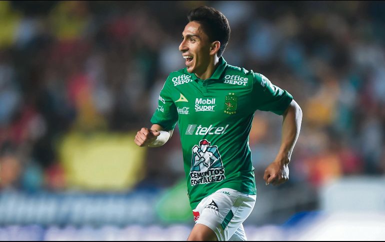 Ángel Mena es el máximo goleador del León y de la Liga, con 11 anotaciones en el Clausura 2019. MEXSPORT
