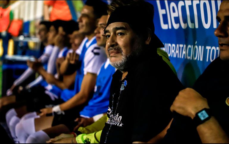 Su equipo igualó la noche del viernes a un gol ante el Mérida, y Diego al finalizar el cotejo, mencionó que le hace más mal que bien a la institución. AFP / R. Frías