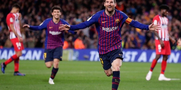 El Barcelona vence al Atl&eacute;tico y pr&aacute;cticamente sentencia la Liga