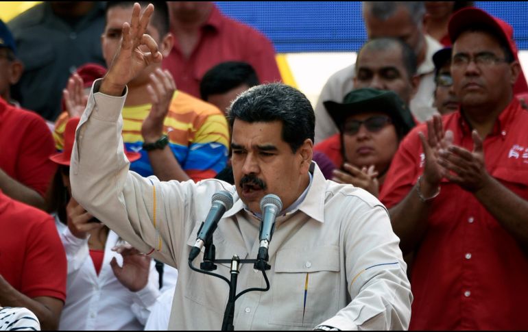 Maduro anunció el pasado 31 de marzo un racionamiento eléctrico durante 30 días que excluye a Caracas. AFP/F. Parra