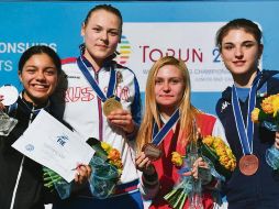 Natalia Botello (izquierda) se quedó cerca de la medalla de oro. ESPECIAL