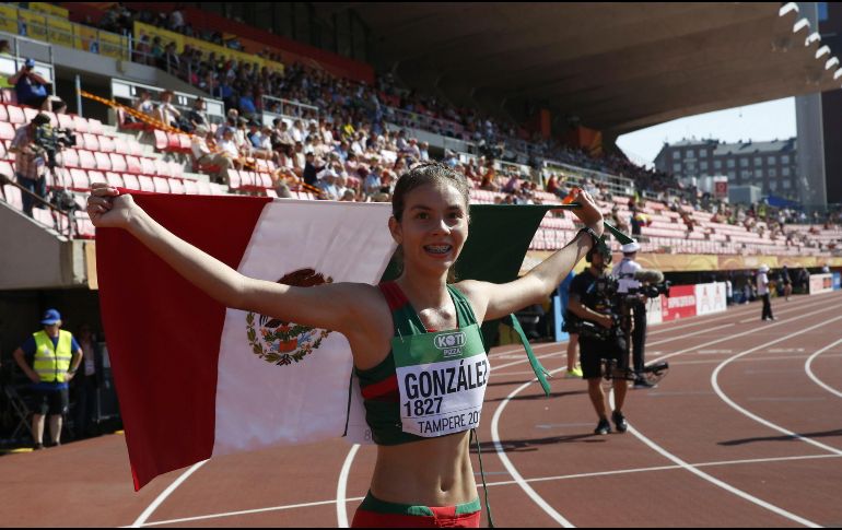 La mexicana consiguió la marca de tiempo necesaria para Tokio 2020. ARCHIVO / AFP