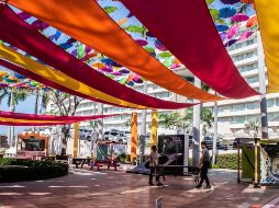 Aspecto de la 44 edición del Tianguis Turístico de México 2019, en Acapulco, que abre este domingo. NTX/O. Aviñas