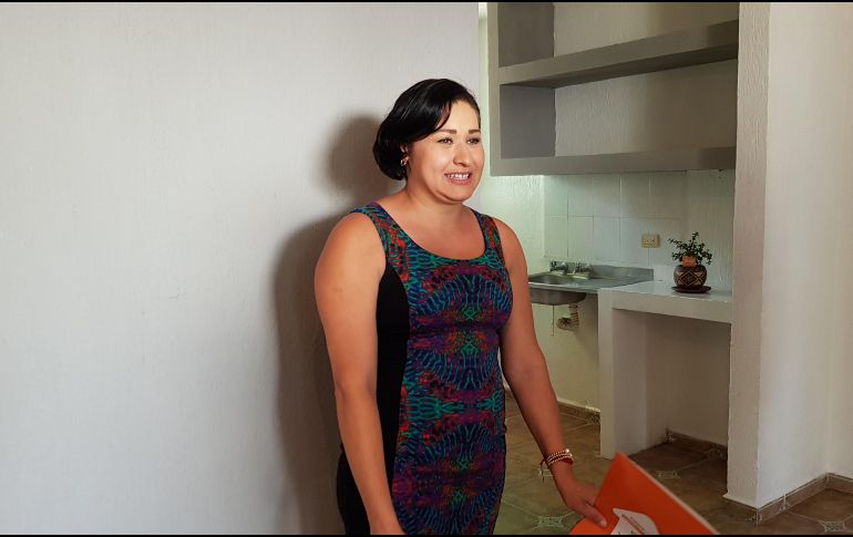 Marisela Alvarado es la primera beneficiaria del programa Renta tu casa. EL INFORMADOR/S. Blanco