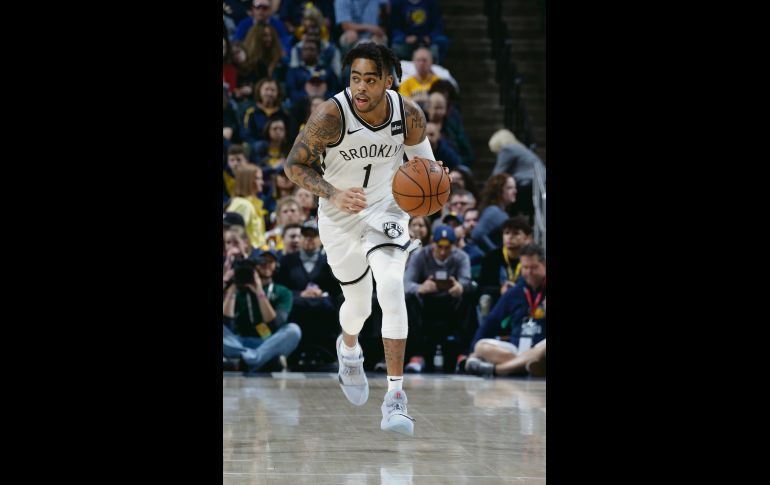 La figura de los Nets, D' Angelo Russell, ayudó a que el equipo regresara a Playoffs tras cuatro años. AFP / R. Hoskins