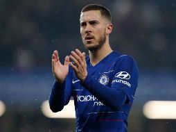 Hazard, en declaraciones a Sky Sports negó cualquier movimiento y dijo estar centrado en el Chelsea y en meterse en Liga de Campeones y ganar la Liga Europa. AP / A. Grant