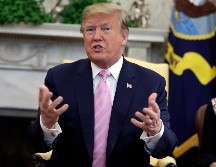 Trump puso fin a la separación de familias migrantes el mes pasado al difundirse escenas de niños encerrados en jaulas en instalaciones de la frontera. AP/E. Vucci