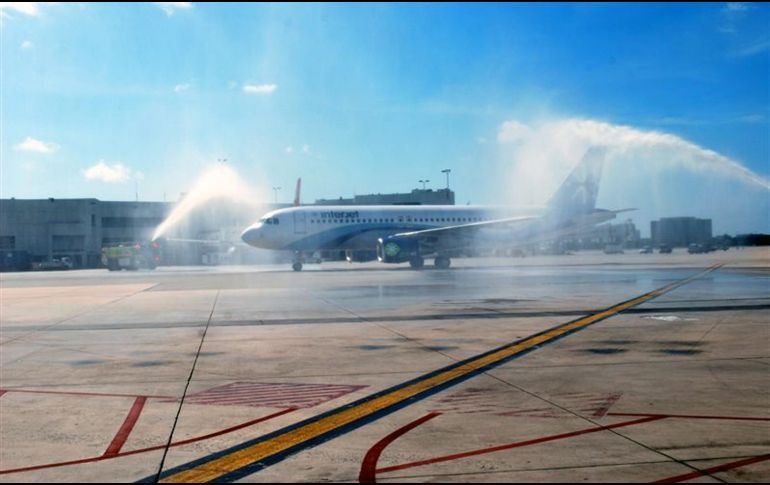 Interjet reafirma su compromiso de ampliar su conectividad para pasajeros internacionales, segmento que reflejó un incremento en el 2018. NTX/ARCHIVO