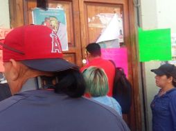 Los manifestantes denuncian el nulo apoyo del Comité Ejecutivo Seccional; asimismo, buscan presionar para que intervengan ante las autoridades educativas. TWITTER/@CuartaPlana