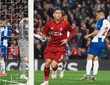 Firmino sólo tuvo que empujar el 2-0 que selló el triunfo inglés. AFP